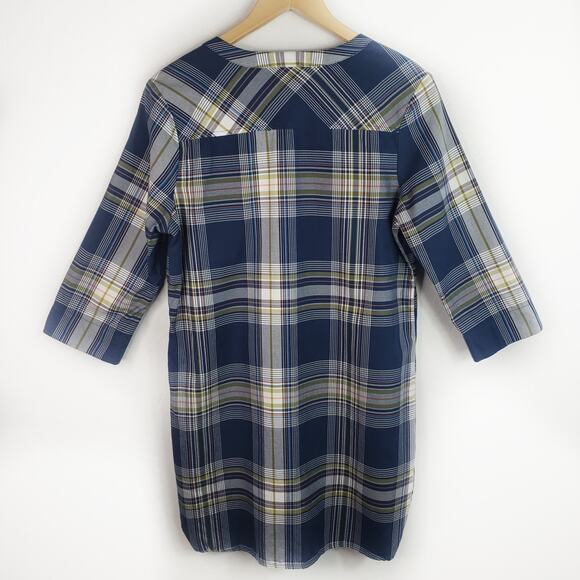 Pendleton Blue Plaid Tunic Top - Picture 2 of 6